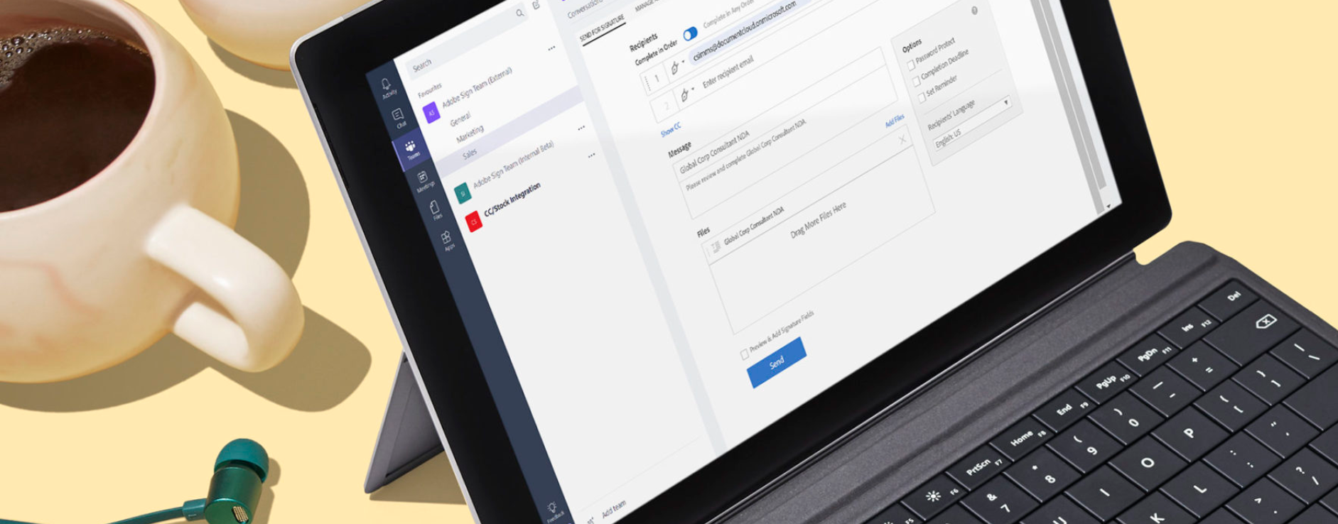 Article On Demand Webinar | Better Together: Adobe Sign + Microsoft Teams  Image