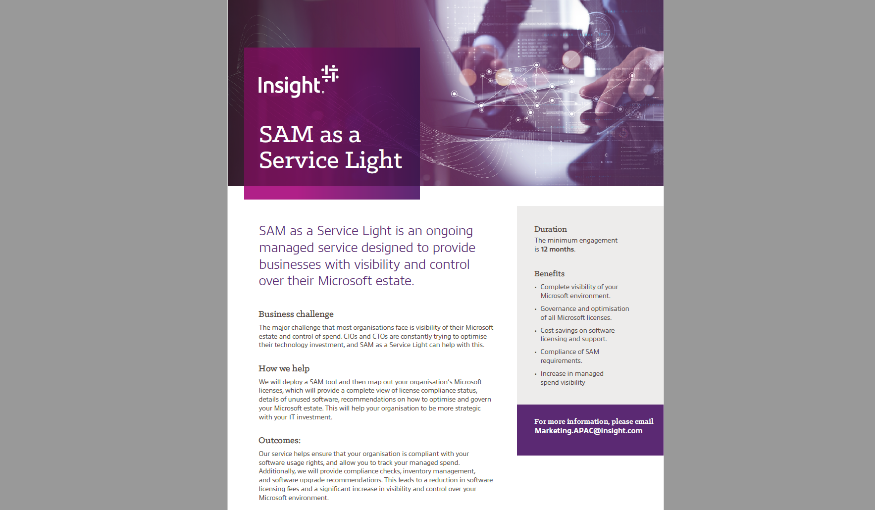 Article SAM as a Service Light Image