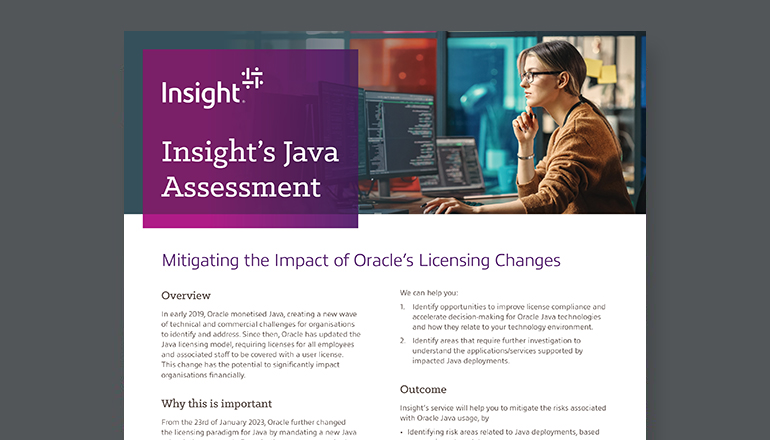 Article Mitigating the Impact of Oracles Licensing Changes Image