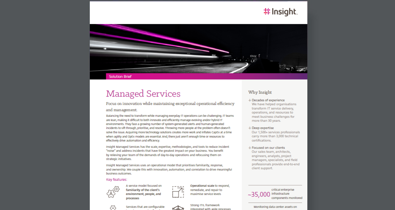 Article Insight Managed Services  Image