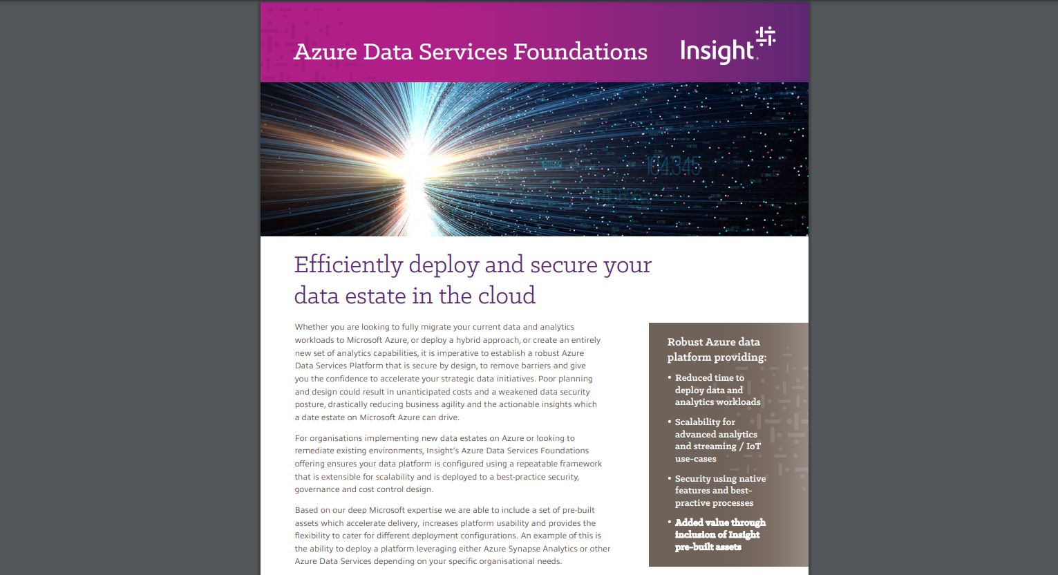 Article Azure Data Services Foundations Image