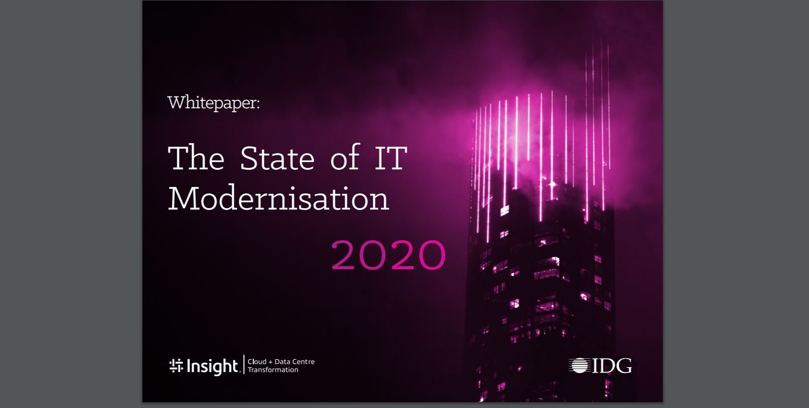 Article The State of IT Modernisation 2020  Image