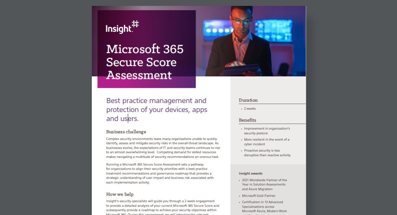 Article Microsoft 365 Secure Score Assessment  Image