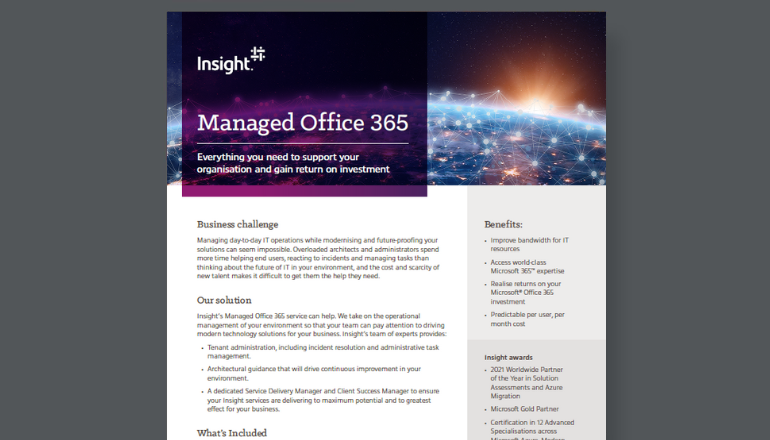 Article Insight Managed Office 365  Image