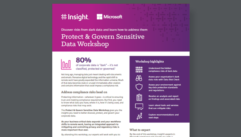 Article Protect and Govern Sensitive Data Workshop  Image