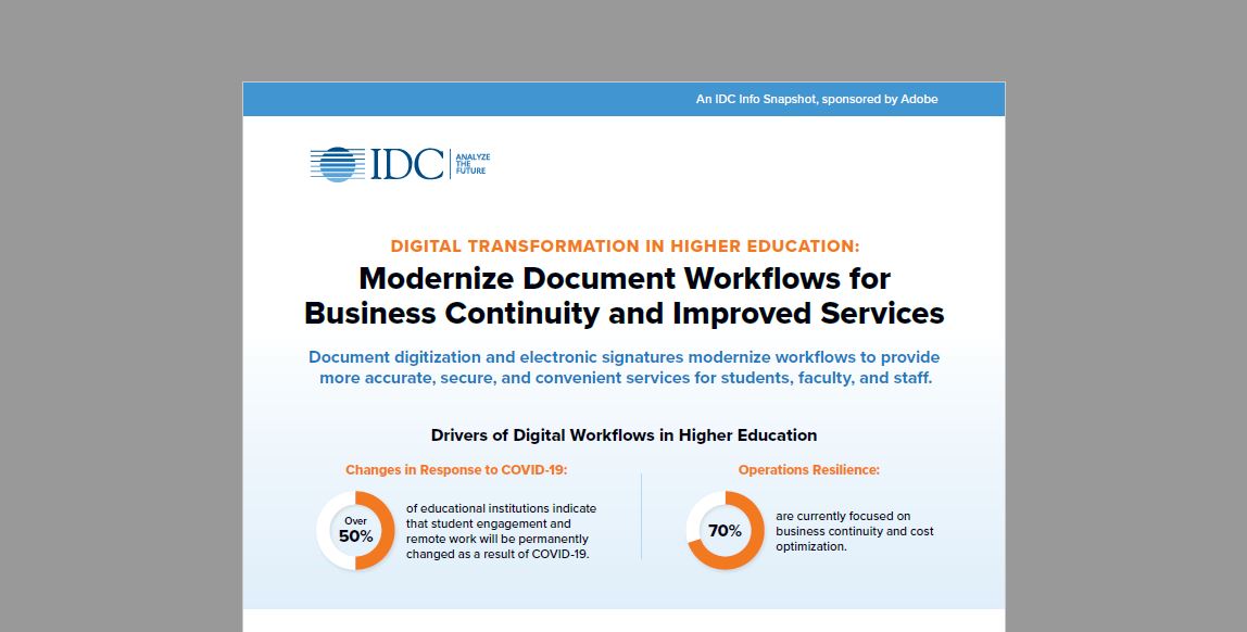 Article Digital Transformation in Higher Education​ Image