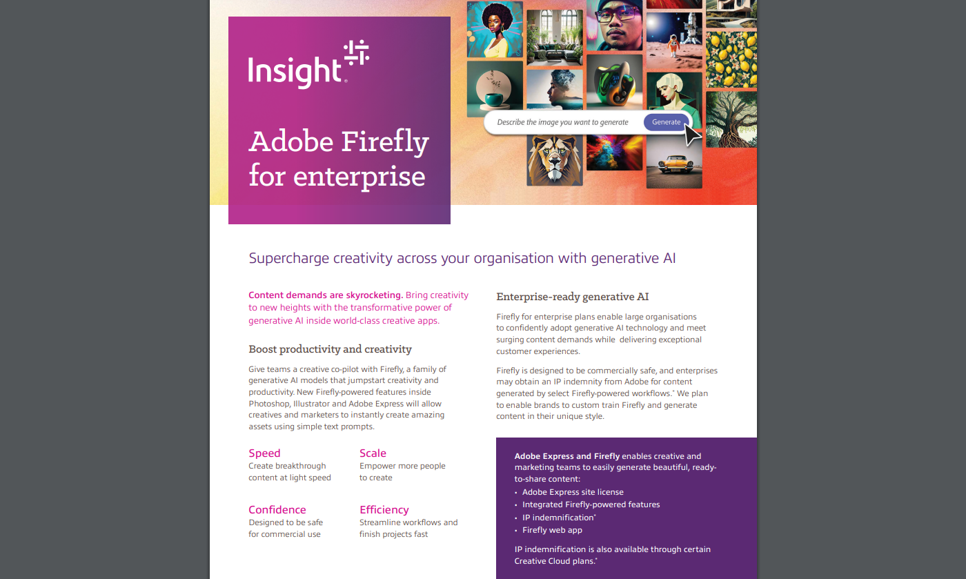 Article Adobe Firefly for enterprise Image