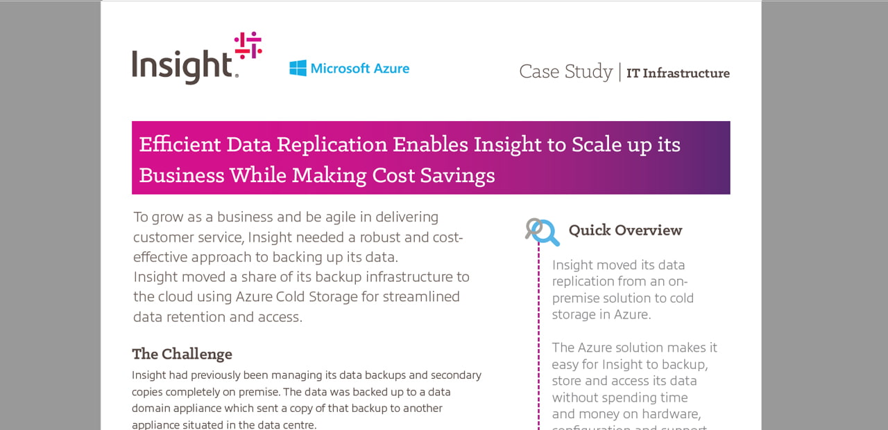 Microsoft Azure and Insight UK Case Study PDF 