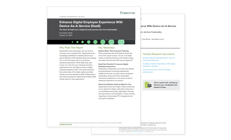 Forrester Report