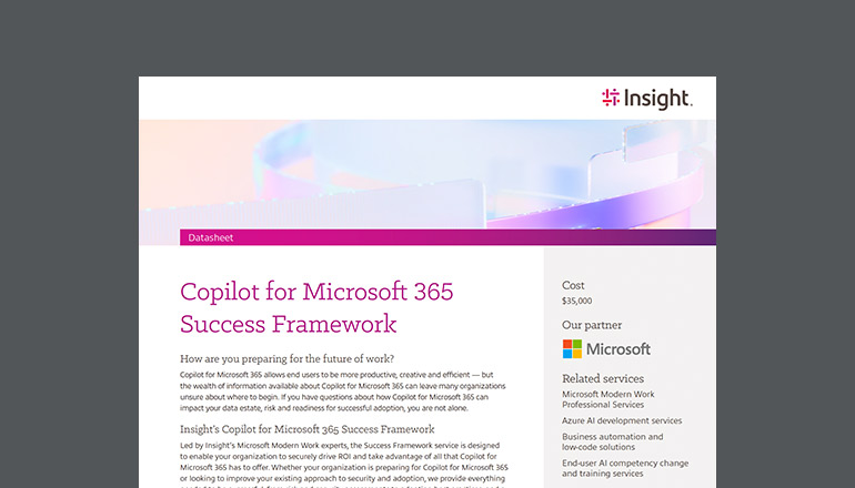 Copilot for Microsoft 365 Success Framework