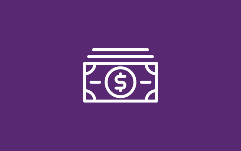 Cost allocation icon image