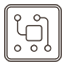 Processor chip icon